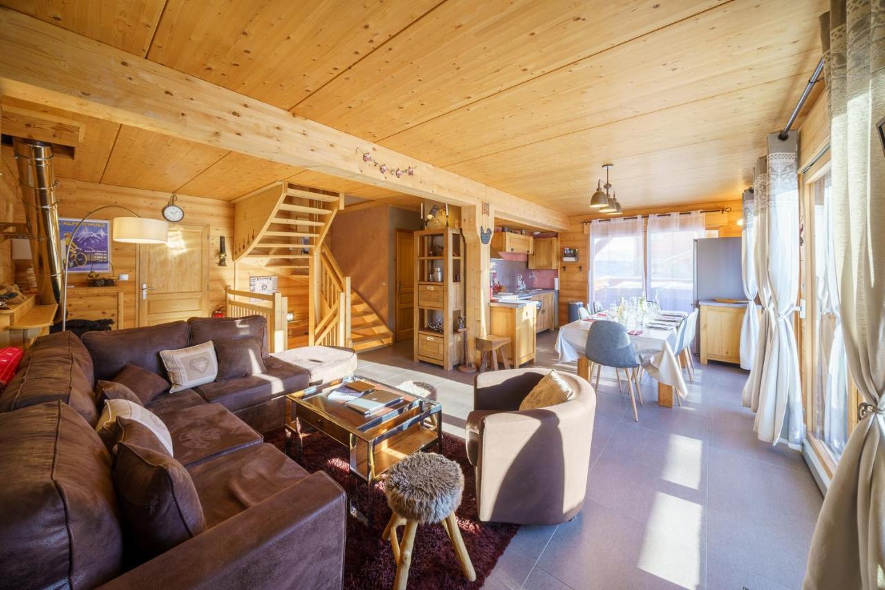Вилла Les Balcons Du Golf Альп-д'Юэз Экстерьер фото