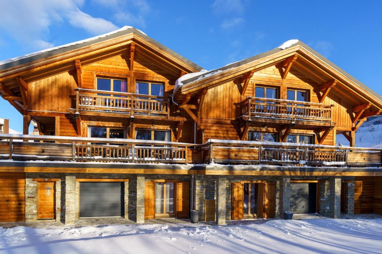 Вилла Les Balcons Du Golf Альп-д'Юэз Экстерьер фото