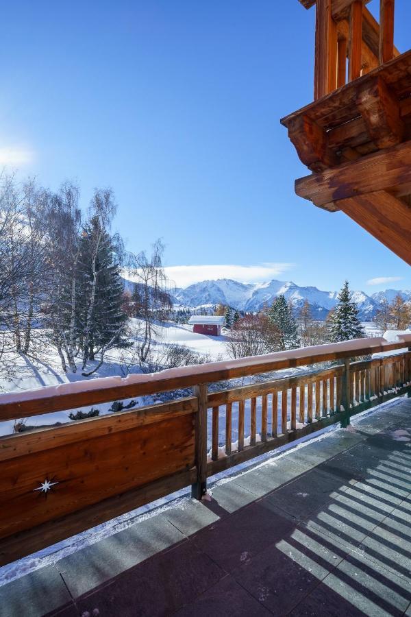 Вилла Les Balcons Du Golf Альп-д'Юэз Экстерьер фото