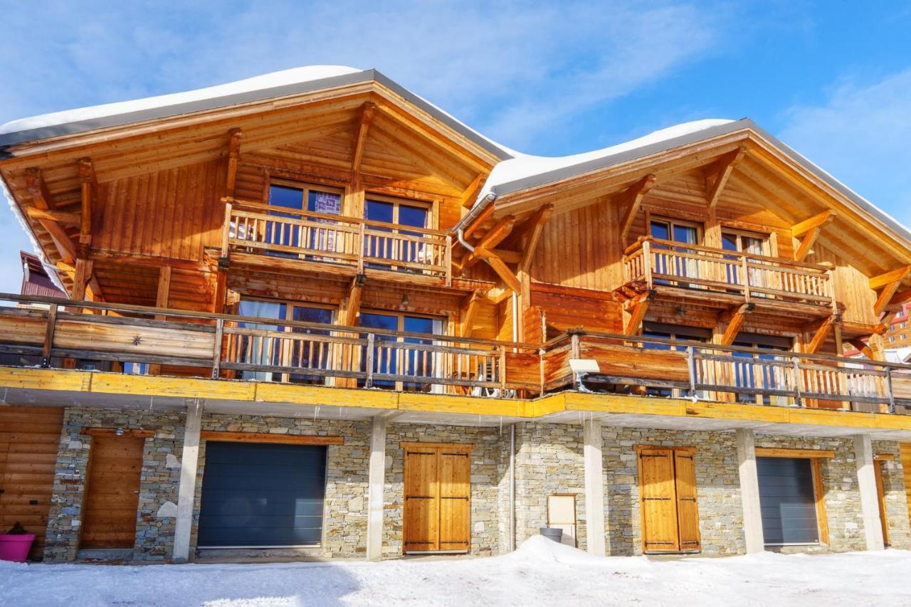 Вилла Les Balcons Du Golf Альп-д'Юэз Экстерьер фото
