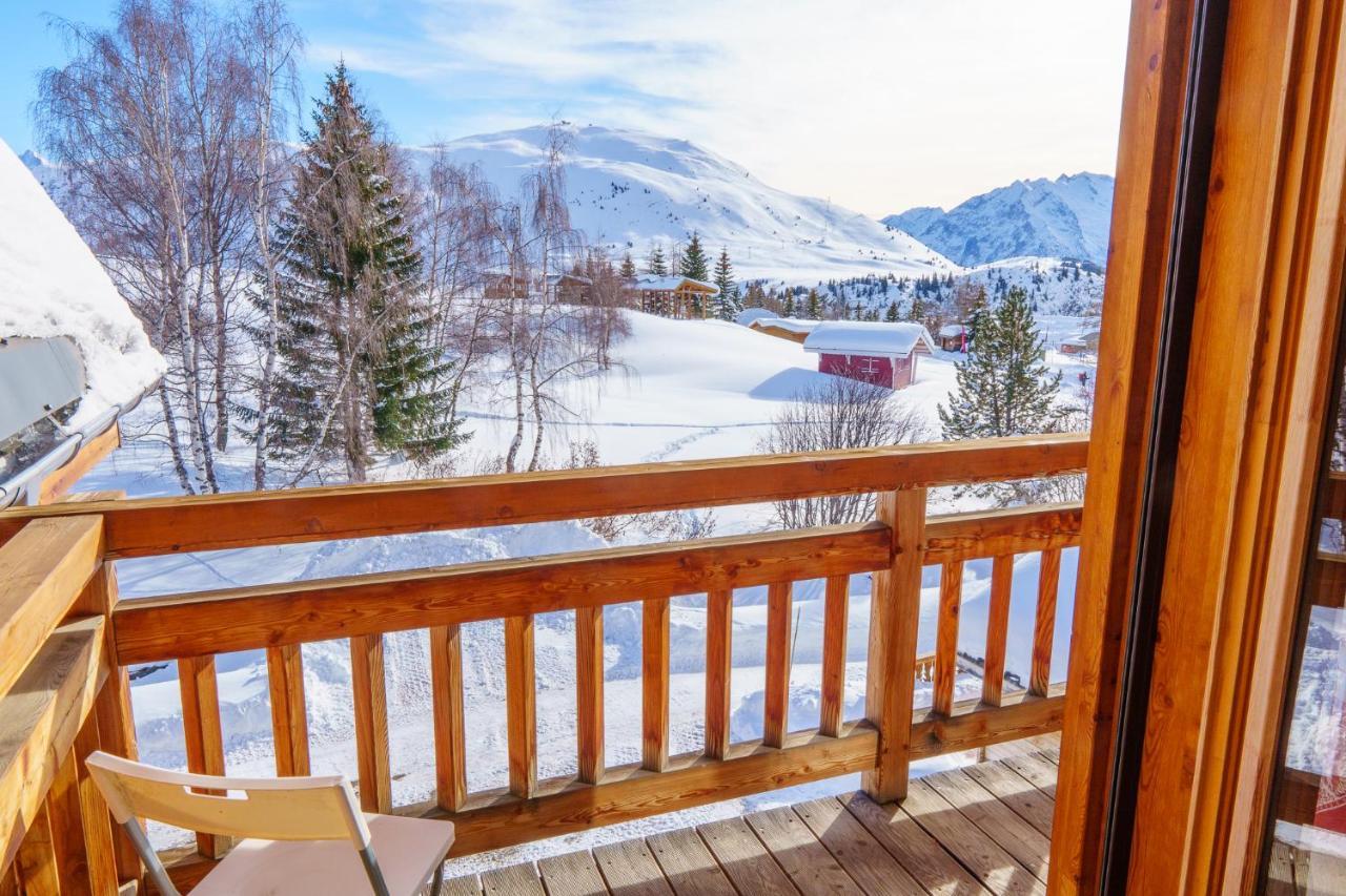 Вилла Les Balcons Du Golf Альп-д'Юэз Экстерьер фото