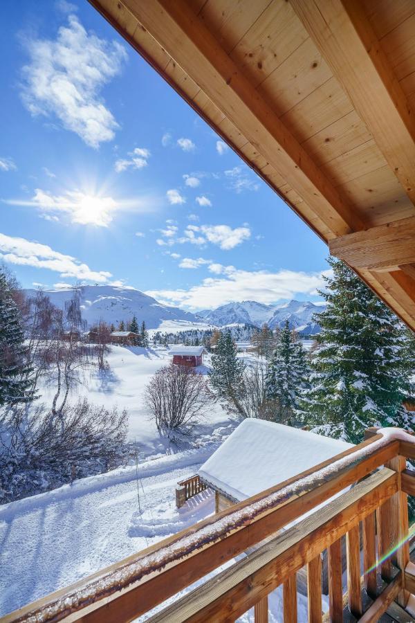 Вилла Les Balcons Du Golf Альп-д'Юэз Экстерьер фото