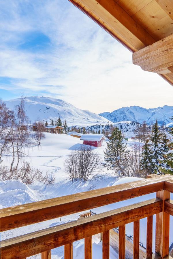 Вилла Les Balcons Du Golf Альп-д'Юэз Экстерьер фото